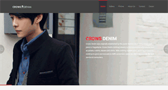Desktop Screenshot of crowsdenim.com